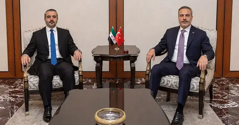 Bakan Fidan, Suriyeli mevkidaşı Şeybani yi kabul etti