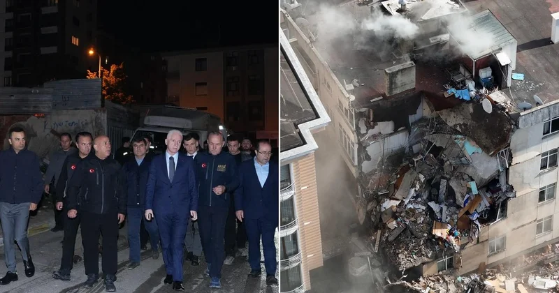 İstanbul da 7 katlı binada 2 kişi öldü, Vali Gül 3 kişiye ulaşılamadığını açıkladı