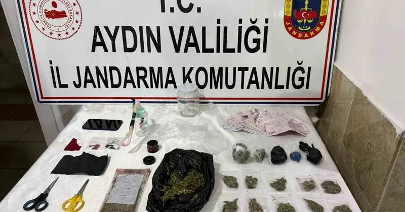 Nazilli’deki ev aramasında uyuşturucu deposu ortaya çıktı