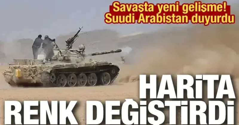Harita renk değiştirdi: Yemen de şiddetli çatışmalar