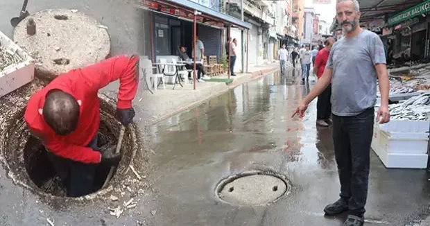 Adana haberleri Adana da isyan ettirten manzara! Vatandaş kanalizasyona indi 09 Ekim 2026
