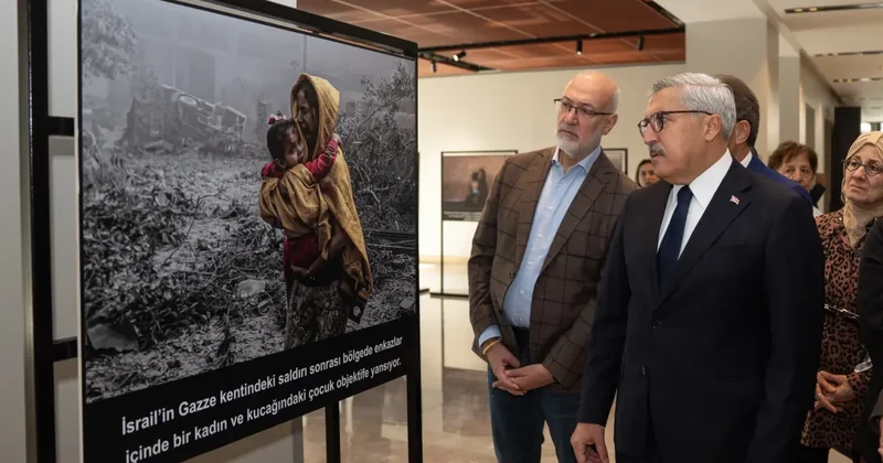 AK Parti de Gazze sergisi: Vicdanın şahitliği fotoğraflarla anlatıldı