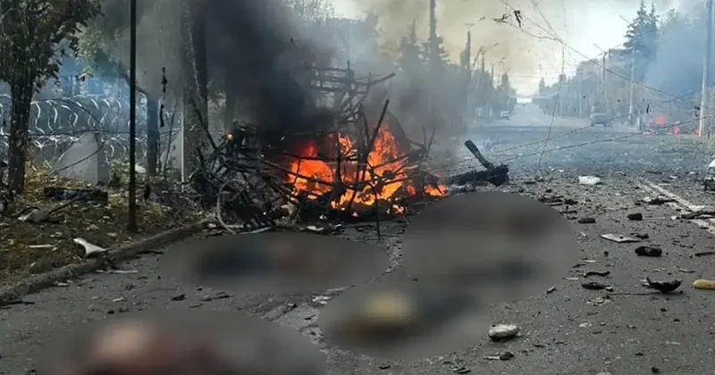 Rusya otobüs ve durağı vurdu: 33 ölü, 18 yaralı