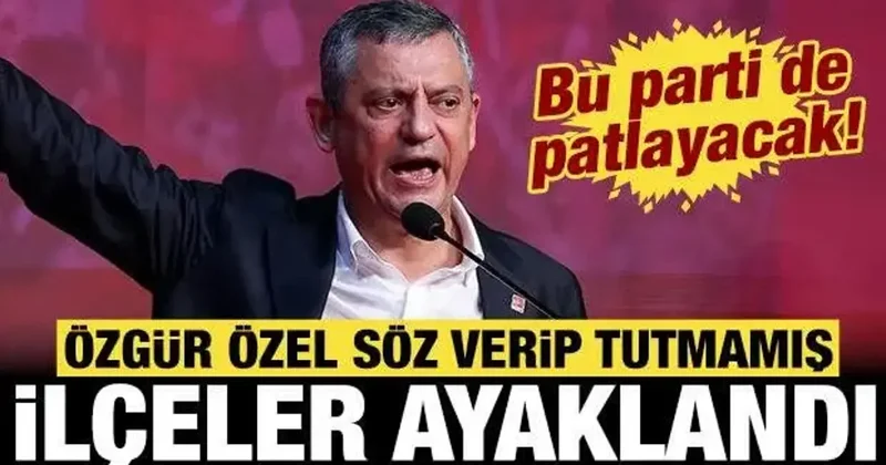 Özgür Özel e karşı birçok ilde öfke patladı: Geri dönüyorlar!
