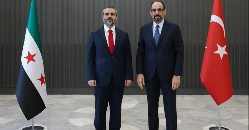 MİT Başkanı Kalın, Suriye Dışişleri Bakanı Şeybani ile görüştü