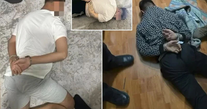 Arap Emrah ın suç örgütüne şafak baskını! 34 kişi gözaltına alındı