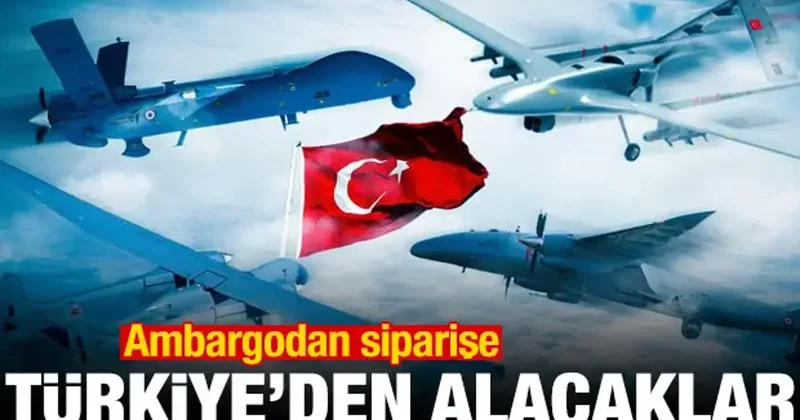 Ambargodan siparişe! Kanada, İHA ve mühimmatları Türkiye den alacak