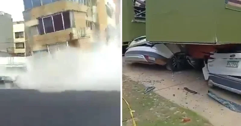 7.6 ile sallanan Panama dan felaket görüntüleri
