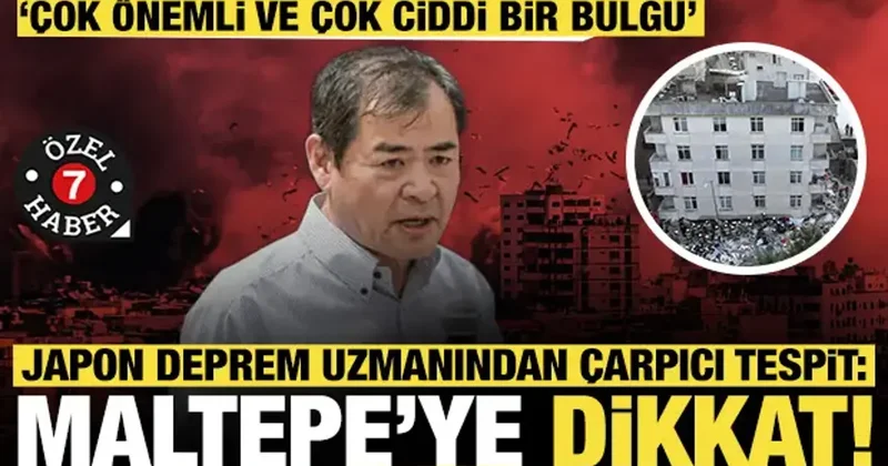 Japon deprem uzmanından çarpıcı tespit: Maltepe ye dikkat! Deprem yokken bunlar oluyor