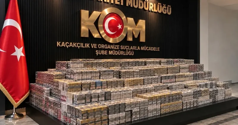 Mardin’de 12 bin 900 paket kaçak sigara ele geçirildi