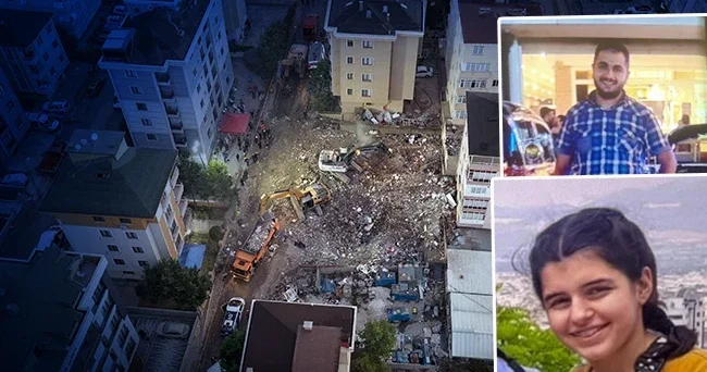 Maltepe de 7 katlı binanın 3 katı çöktü 5 kişi hayatını kaybetti: Enkaz incelemesinde betonun içinden çıktı!