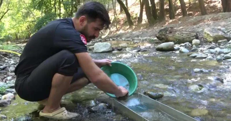 Dere dere gezip yılda 1 kilo altın topluyor! Haritada o ilçeleri tek tek işaret etti