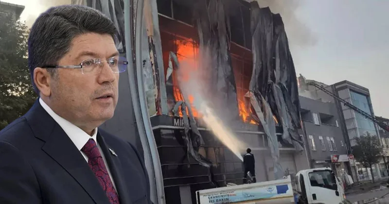 Bakan Tunç tan yangın faciasına ilişkin açıklama!