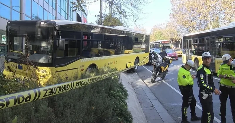 Ölüm seyir halindeyken geldi: İETT otobüsü şoförü kalp krizi geçirdi, ağaca çarparak durabildi!