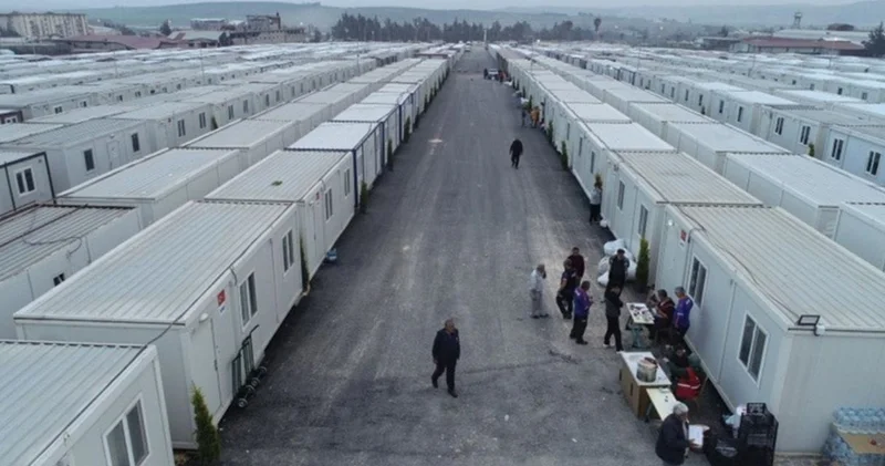 Hatay da konteyner kent krizi büyüyor! Depremzede öğretmenlere bir hafta mühlet