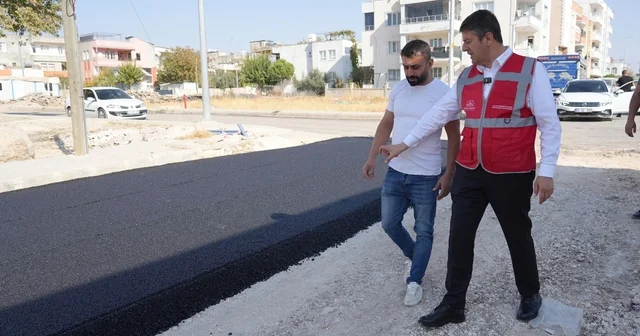 Adıyaman da, yollar asfaltlanmaya devam ediliyor Adıyaman Haberleri