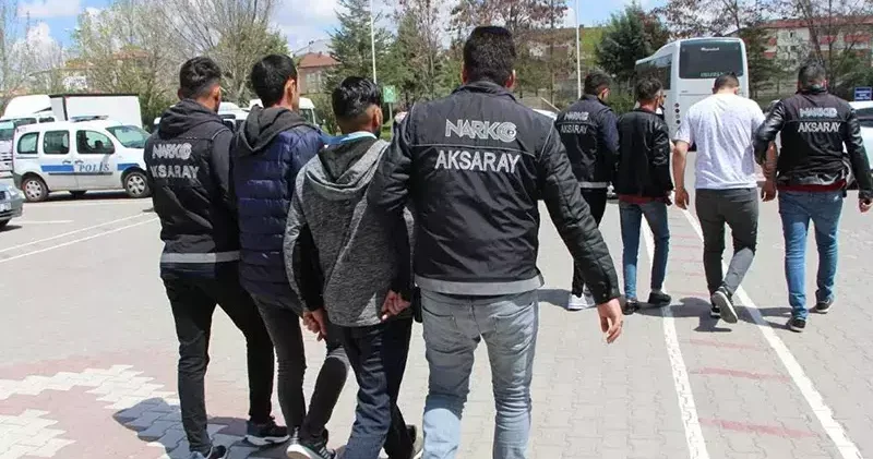 Aksaray da uyuşturucu operasyonunda gözaltına alınan 154 şüpheliden 29 u tutuklandı