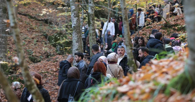 Yedigöller Milli Parkı, ziyaretçi akınına uğradı Bolu Haberleri