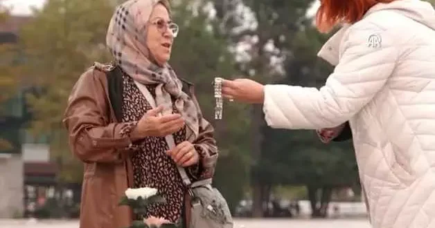 Atatürk ün vefatının 87. yılı dolayısıyla yapılan sosyal deney duygulandırdı