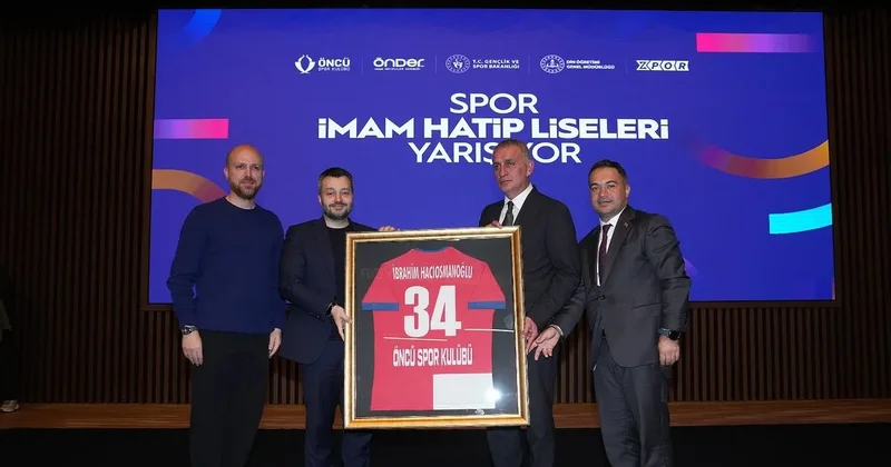 Bilal Erdoğan ve TFF Başkanı Hacıosmanoğlu Spor İmam Hatip Liseleri Yarışıyor programına katıldı