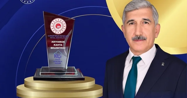 Kahta Belediyesi ne Dijital Belediyecilikte Başarı Ödülü verildi Adıyaman Haberleri