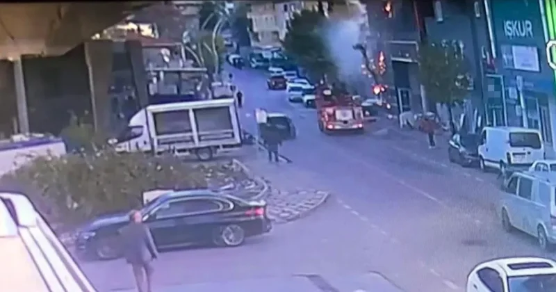 Kocaeli de 6 kişinin can verdiği yangın faciası böyle başlamış! Yükselen dumanlar ve patlama sesleri...