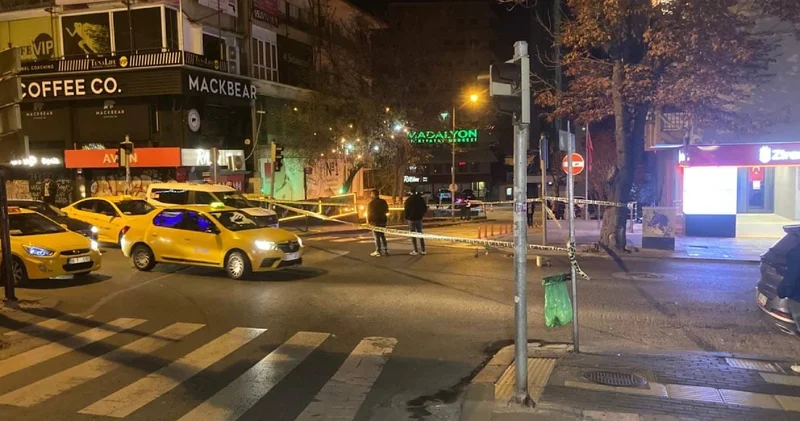 Ankara da dehşet anları! Sokakta rastgele ateş açarak bir kişiyi vurdu