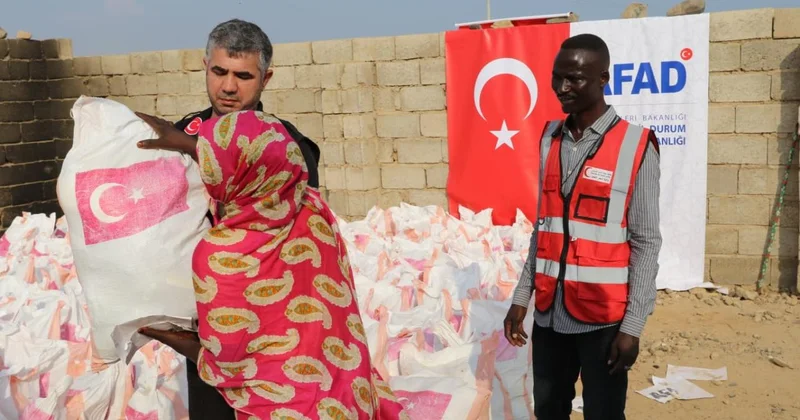 AFAD dan çatışmaların sürdüğü Sudan a gıda desteği
