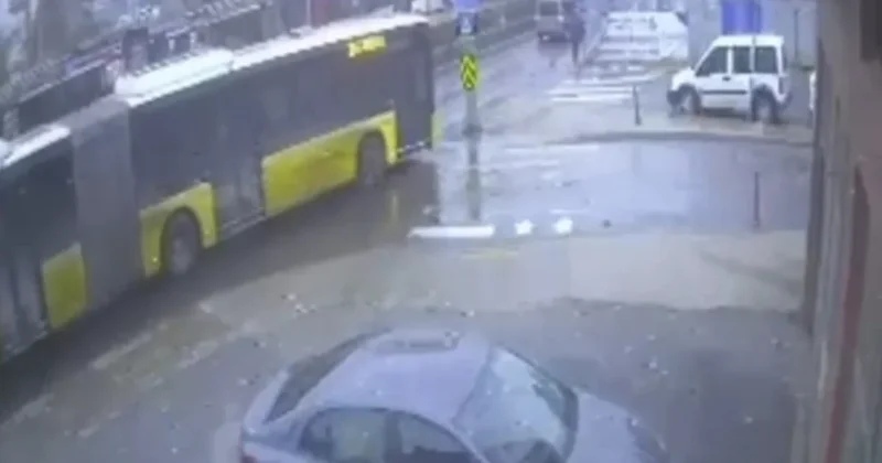 Yola akaryakıt döküldü: İETT otobüsü kaza yaptı Sözcü Gazetesi