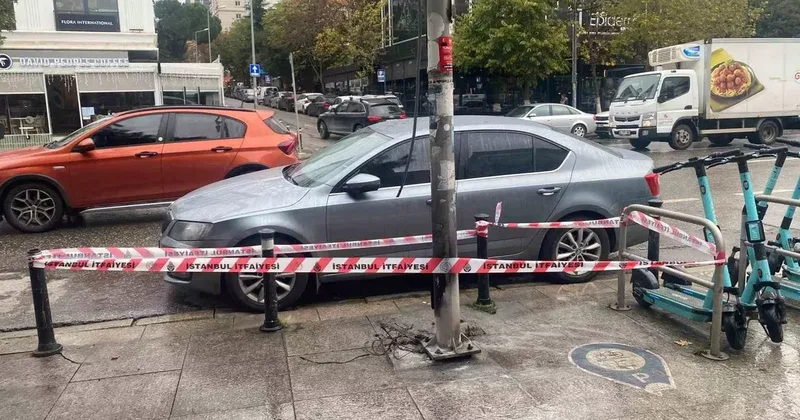 Bağdat Caddesi’nde yılbaşı ışık süslemeleri alev aldı, facianın eşiğinden dönüldü