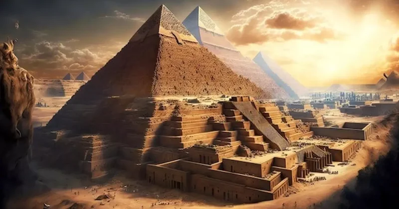 Tarih verdiler! Giza piramitlerinin altında gizli mega yapılar doğrulandı!