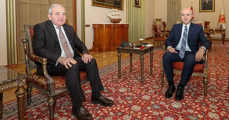 Kurtulmuş, Karadeniz Ekonomik İşbirliği Parlamenter Asamblesi Genel Sekreteri Hajiyev’i kabul etti