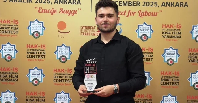 KBÜ öğrencisi, HAK İŞ Uluslararası Kısa Film Yarışması nda birinci oldu Karabük Haberleri