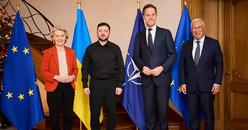Zelenskiy, Rutte, Costa ve von der Leyen ile görüştü