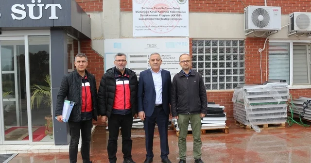 Gediz de süt işleme tesisine yüzde 50 hibe desteği Kütahya Haberleri