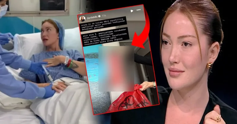 Danla Bilic vücudundan çıkan maddeyi paylaştı: Görenler inanamadı Sözcü Gazetesi