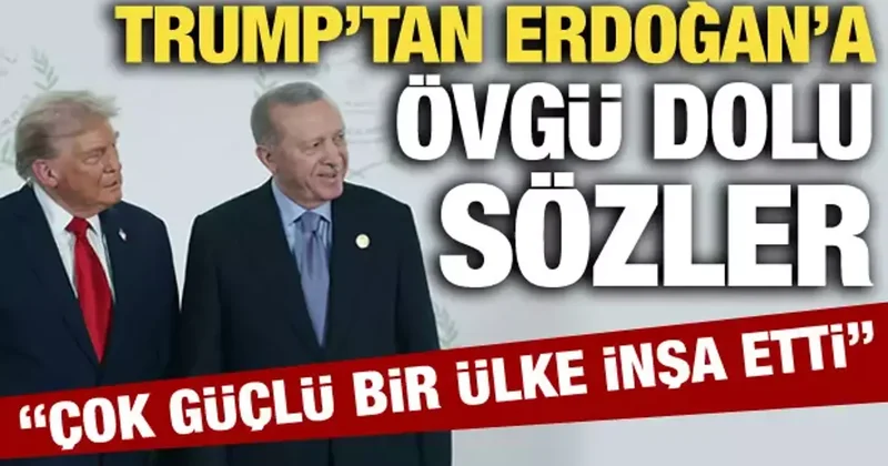 Trump tan Erdoğan a övgü dolu sözler: Güçlü bir ordu kurdu