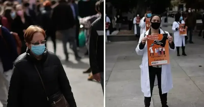 Grip salgınının zirveye çıktığı İspanya da doktorlar 4 günlük greve başladı Dünya Haberleri