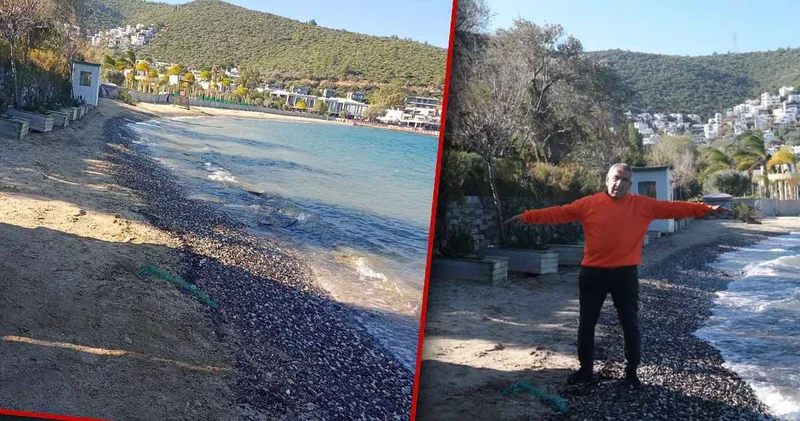 Bakanın otelinin bulunduğu sahil halka kapatılmıştı: .tr yazdı kıyı işgali sona erdi