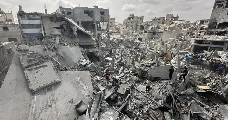 Filistin: Gazze Şeridi nde 60 milyon tondan fazla moloz var