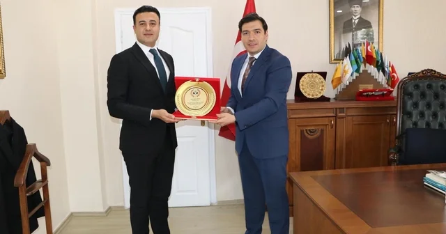 Keban Cumhuriyet Savcısı Soysal dan Kaymakam Atalık a veda ziyareti Elazığ Haberleri