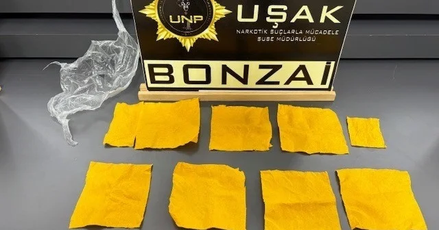 Uşak ta çok sayıda uyuşturucu madde ele geçirildi Uşak Haberleri