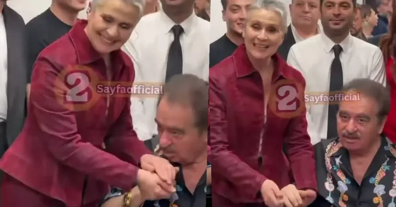 İbrahim Tatlıses, Gonca Cilasun un elini öptü! Tepkisi dikkat çekti