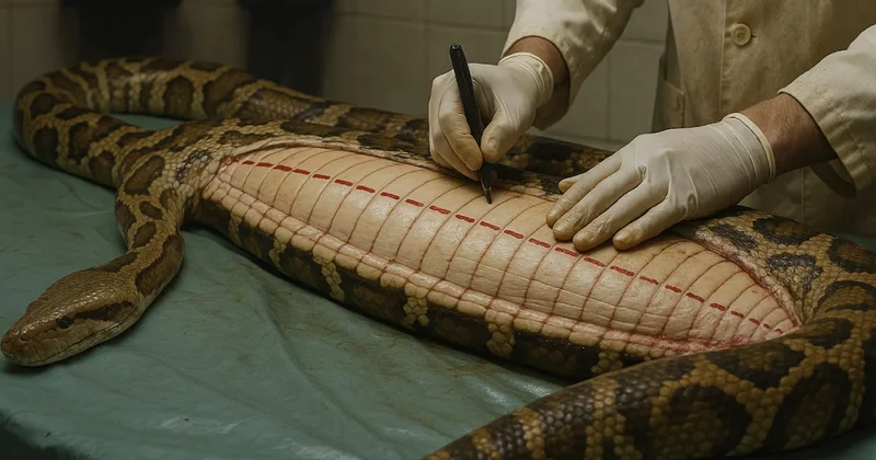 Otopsi yapılan yılanın karnından çıkan Yok artık dedirtti Sözcü Gazetesi