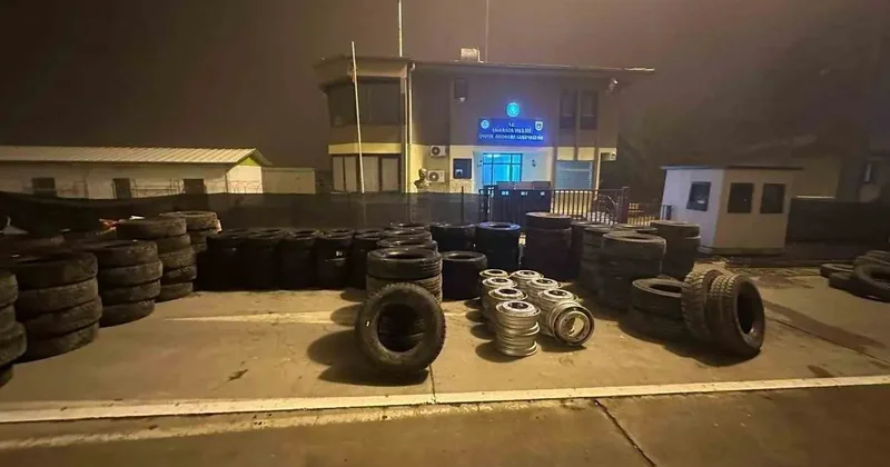 Şanlıurfa’da 2 milyonluk kaçak lastik operasyonu: 2 gözaltı