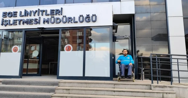 ELİ de engelli çalışana büyük kolaylık Manisa Haberleri