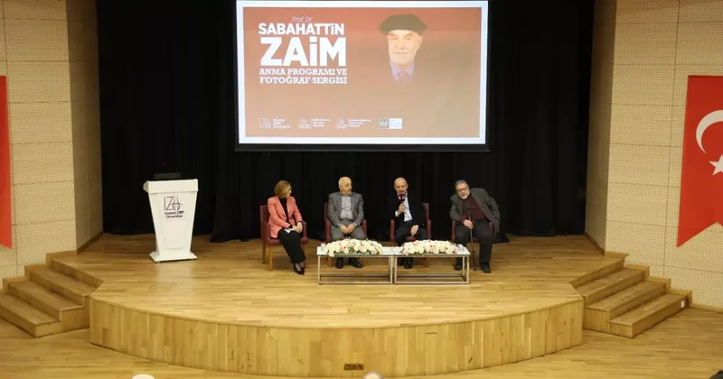 Sabahattin Zaim, vefatının 18. yılında İZÜ’de anıldı