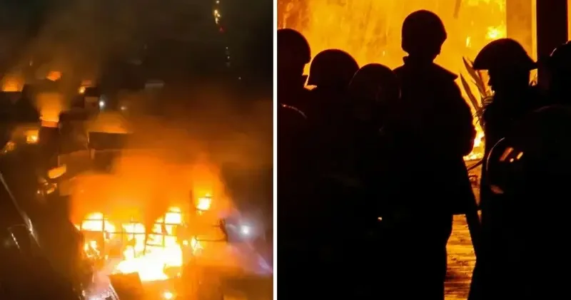 Endonezya da 7 katlı binada çıkan yangında ilk belirlemelere göre 17 kişi öldü Dünya Haberleri