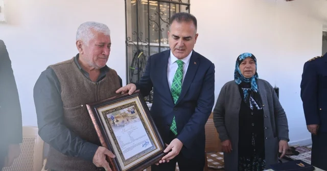 Şehit Kuran ın ailesine şehadet belgesi verildi Muğla Haberleri
