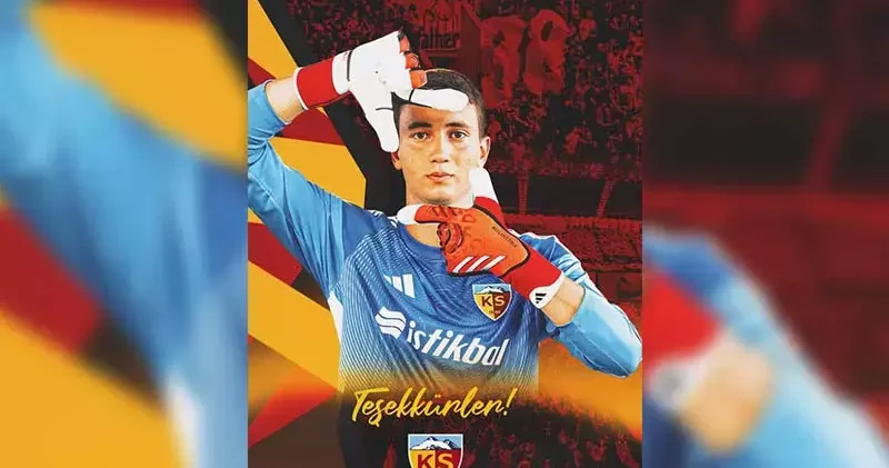 Zecorner Kayserispor dan genç file bekçisi Şamil Öztürk e teşekkür